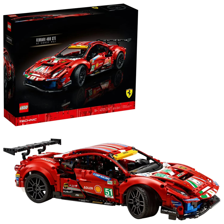 LEGO TECHNIC FERRARI 488 GTE (42125) | NEW IN SEALED BOX | RETIRED