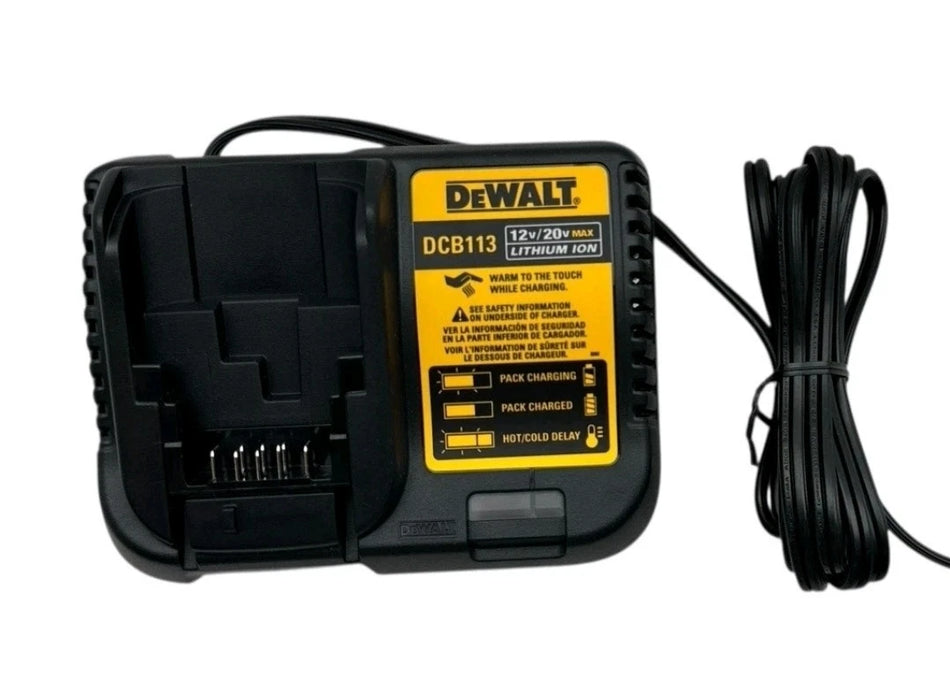 DeWalt 12V/20V OPEN BOX MAX Lithium Ion Battery Charger DCB113