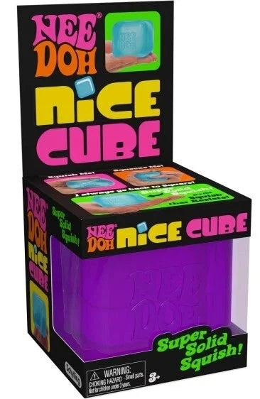 NeeDoh The Groovy Glob Nice Cube Stress Ball [PURPLE]