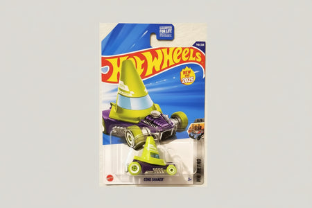 Hot Wheels Cone Shaker toy car in packaging with Hot Wheels logo