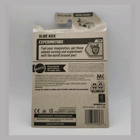 Hot Wheels 2025 Slide Kick Turquoise 116/250 Experimotors 1/10