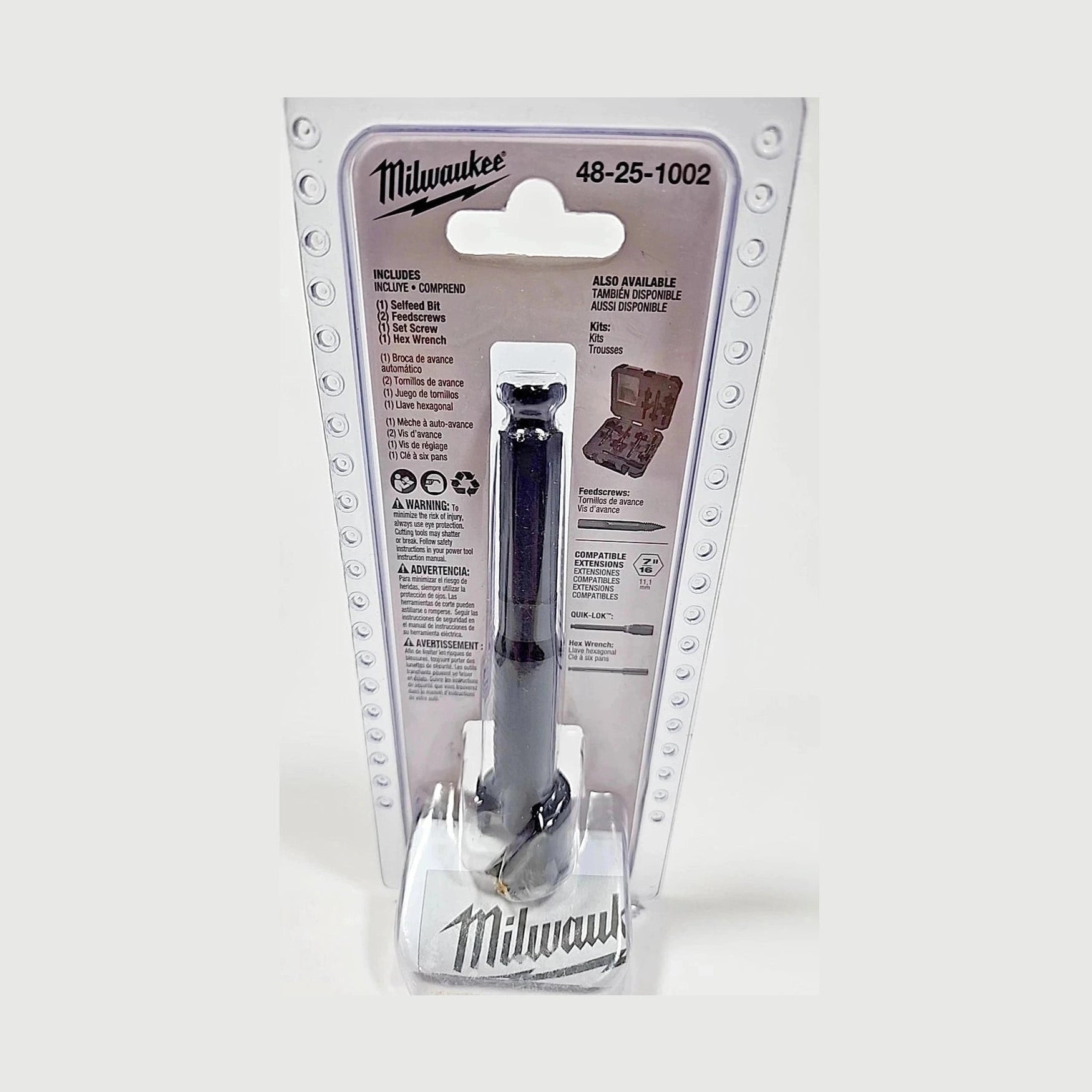 Milwaukee tool in packaging on a white background