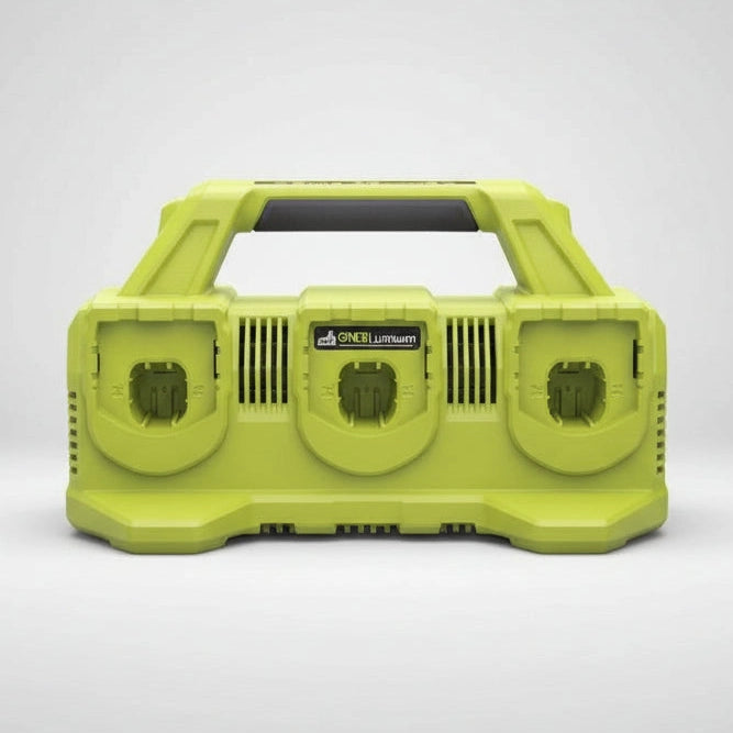 6-Port Fast Charger for Ryobi P135/P117 18V Li-Ion Battery w/ 6 LED Indicators