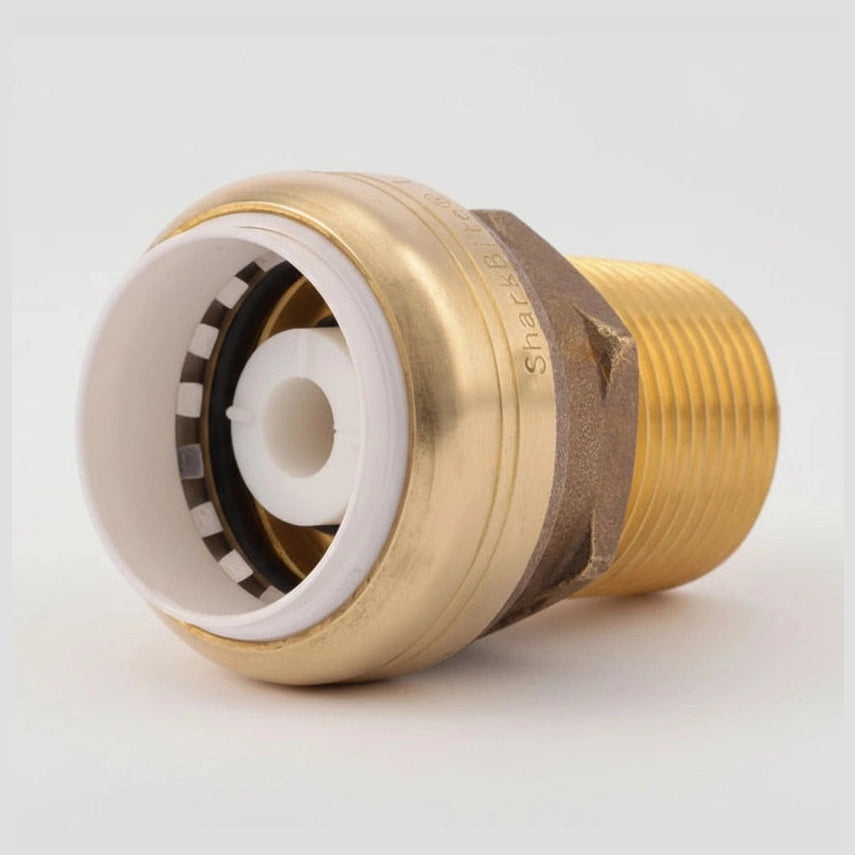 SharkBite UIP140A 200 PSI Push-to-Connect Brass Adapter 1 x 1 IPS Dia. in.