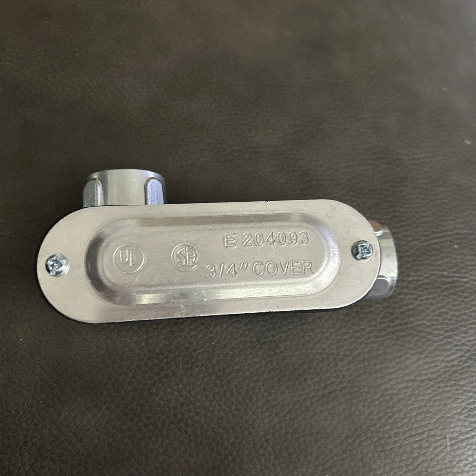 Halex 58307 3/4" Aluminum Threaded Conduit Body With Cover & Gasket Type LL