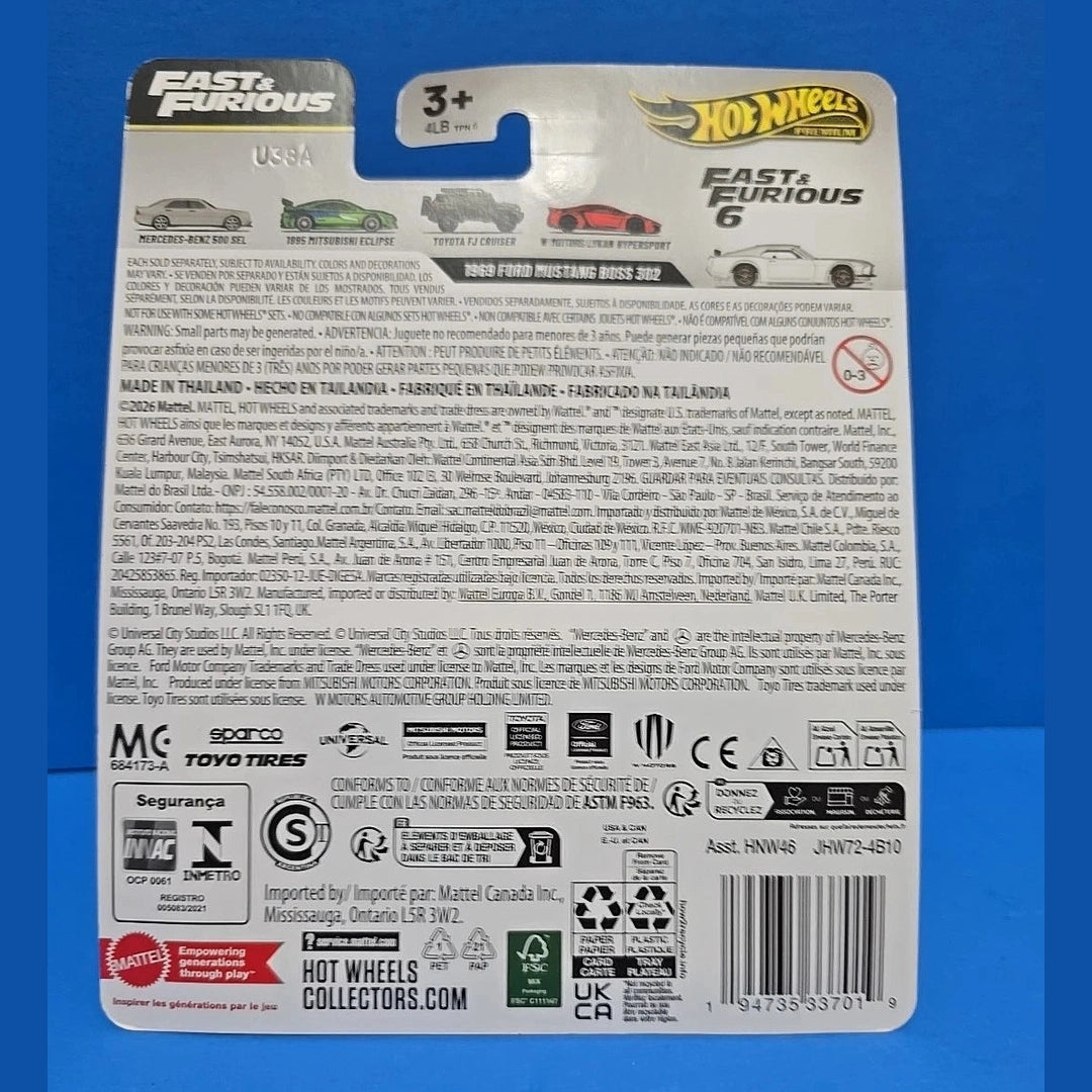 2026 Hot Wheels Premium Fast & Furious 25th Anniversary #3 1969 Ford Mustang