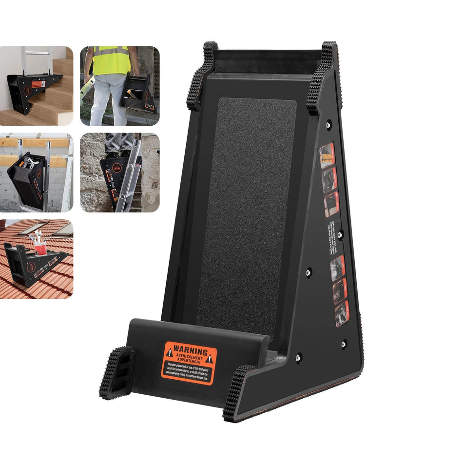 VEVOR Ladder Levler 380lbs Load PP Leveling Tool with Storage for Uneven Ground