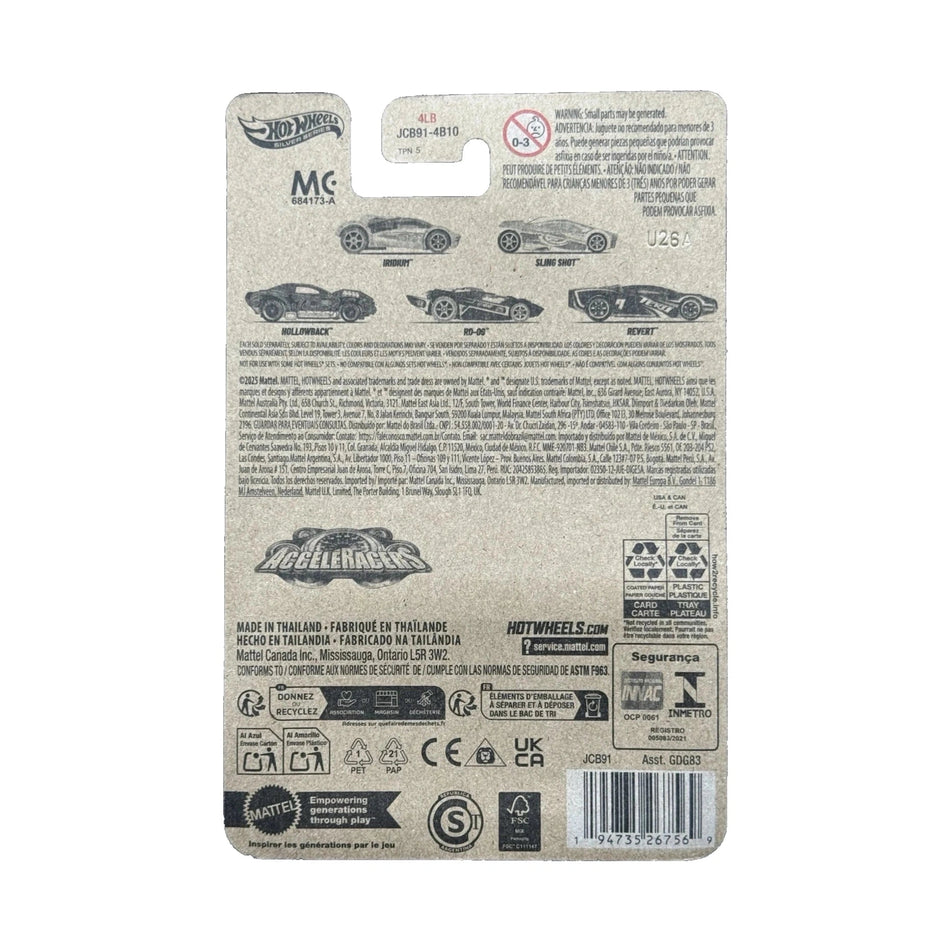 Hot Wheels AcceleRacers 4/5 Silver Series 2025 194735267569