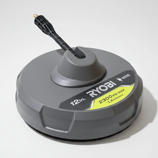 Ryobi pressure washer nozzle on a white background