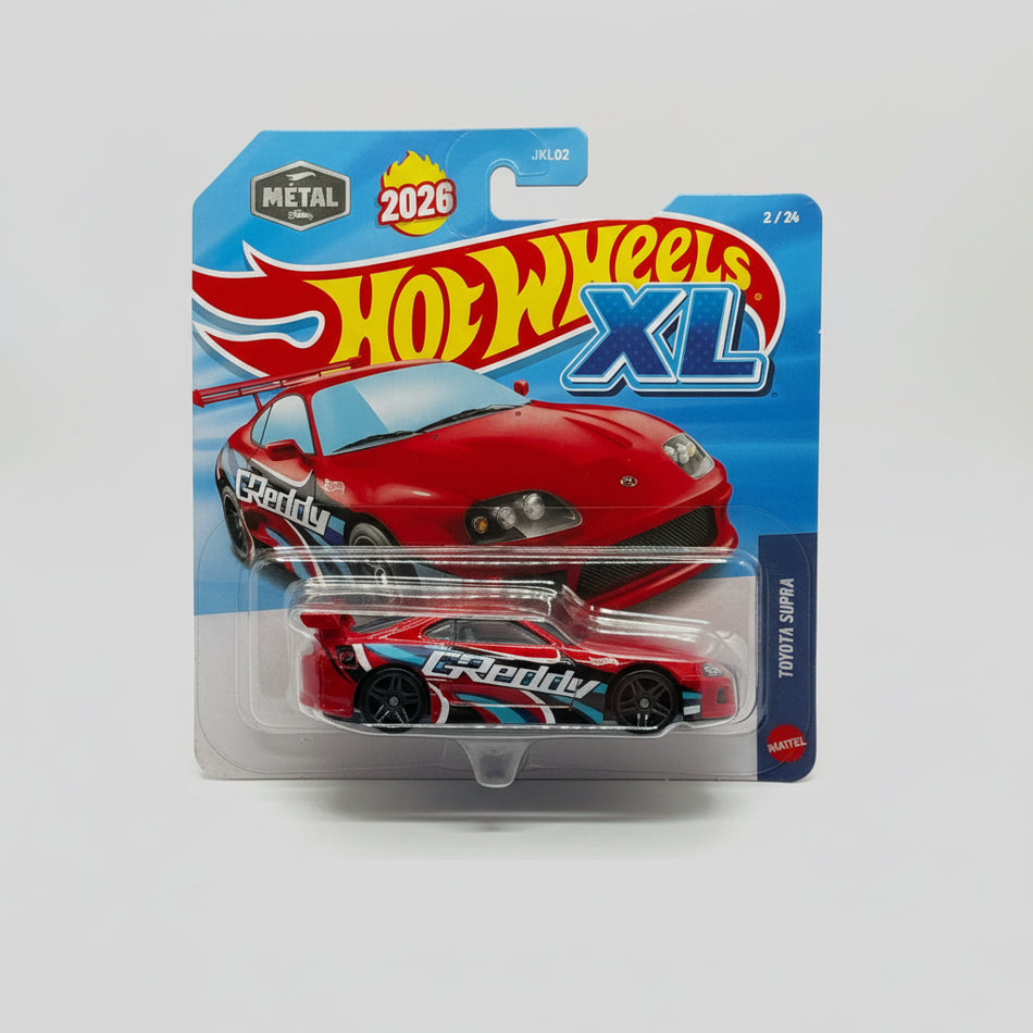 Hot Wheels Diecast Toyota Supra Greddy 1:43 Case A 2026 XL