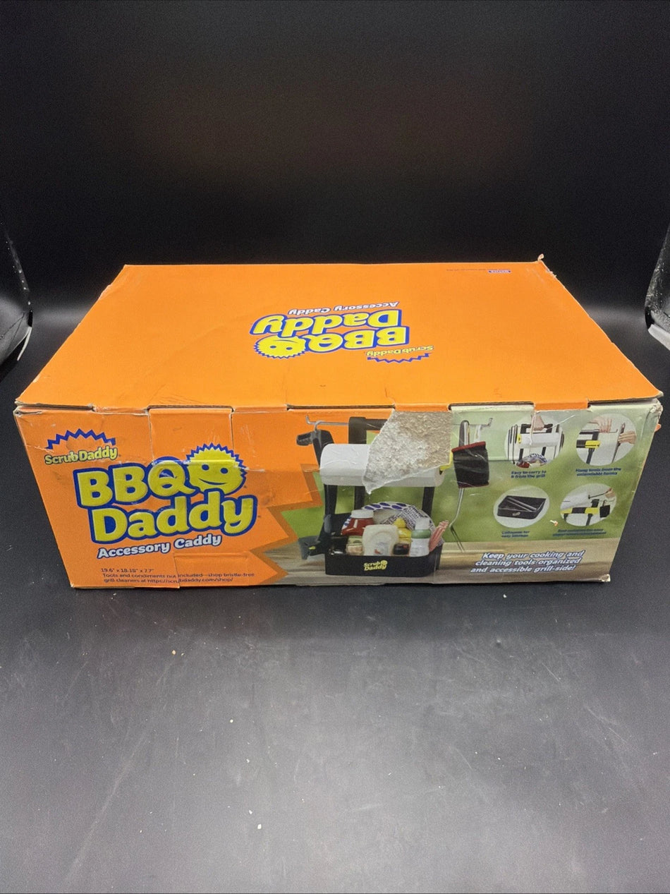 BBQ Daddy Caddy Grill Accessory Outdoor Storage Organizer New