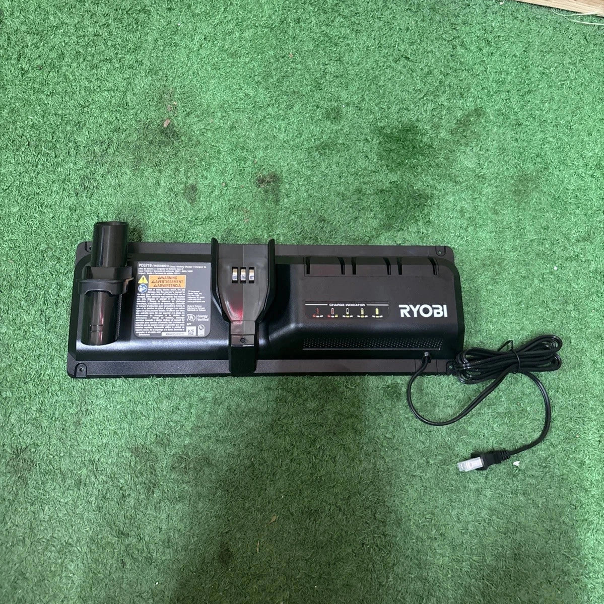 OPEN BOX Ryobi PCG719 Battery Charger Docking Station for Advanced Stick Vacuum OEM.