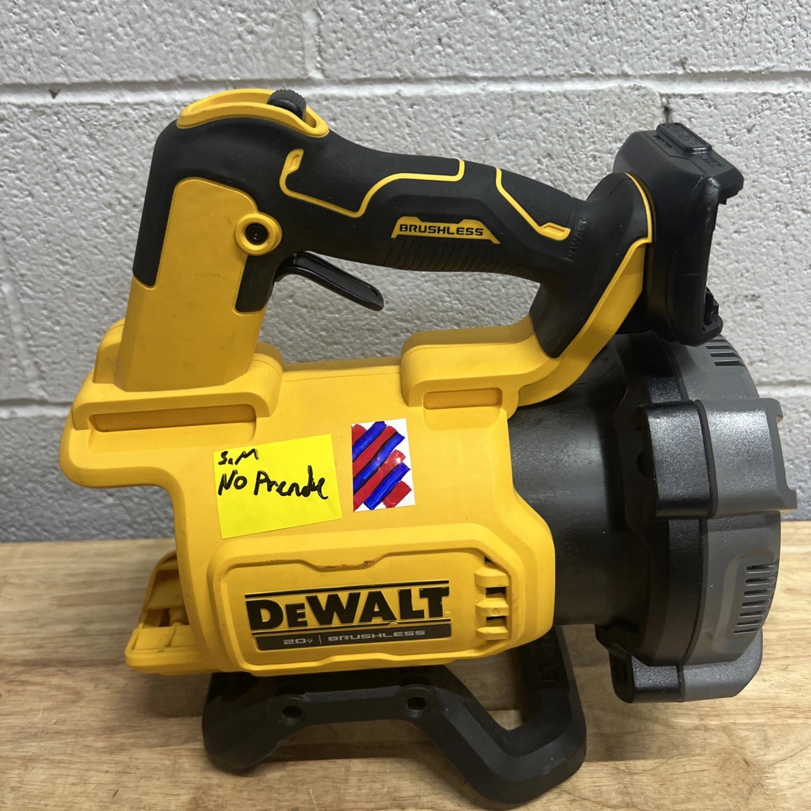 PARTS NOT WORKING Dewalt DCBL722B 20V Brushless Cordless Handheld Blower LOT 4095