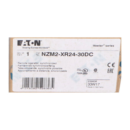 NEW ONE NEW EATON MOELLER NZM2-XR 24-30DC