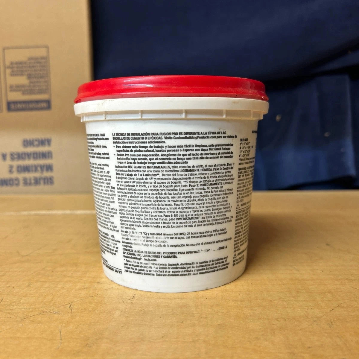 Fusion NEW Pro Single Component Stain Proof Grout Bright White 1 qt