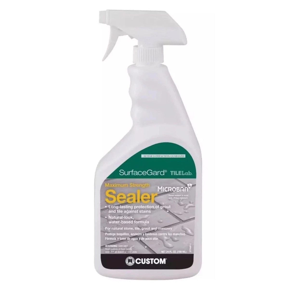 Custom Building Products TILELab Surface Gard, 24 Oz, Grout & Tile Sealer.