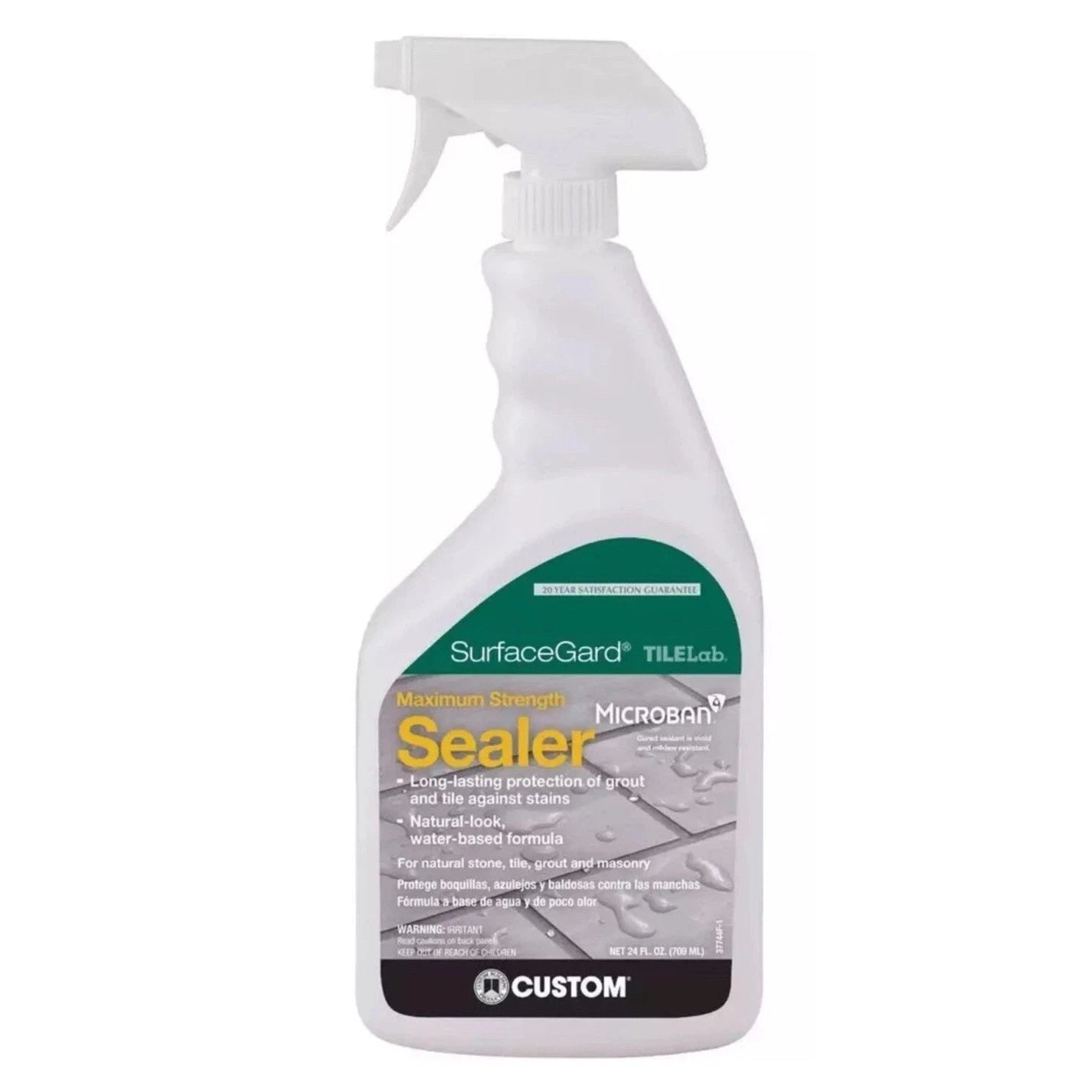 Custom Building Products TILELab Surface Gard, 24 Oz, Grout & Tile Sealer.