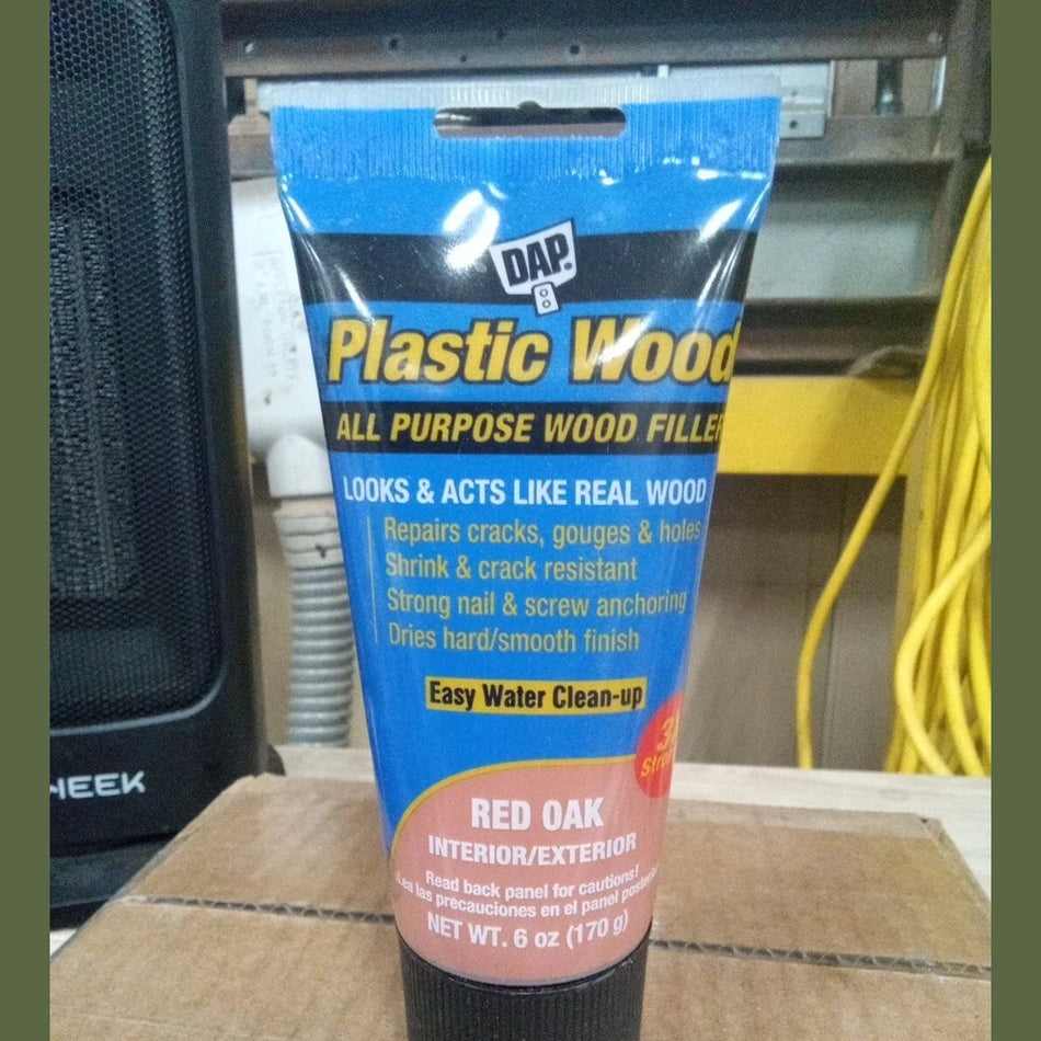 NEW DAP 583 Series 00583 6oz Red Oak Latex Plastic Wood, 6 Oz.
