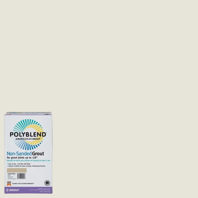 NEW Custom Building Products Polyblend Indoor and Outdoor Snow White Grout 10 lb.
