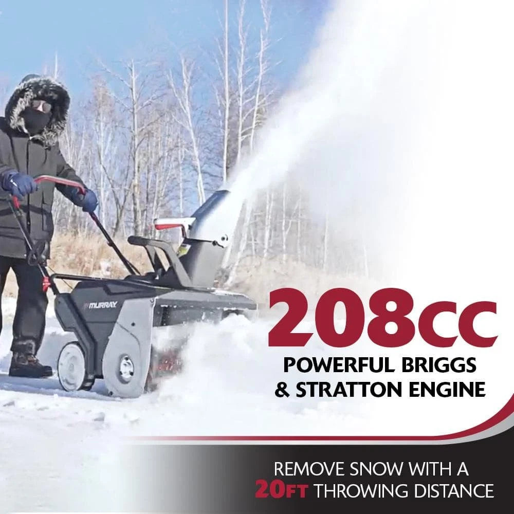 USED Murray MYS2120801 Flurry 21" 208 CC Single-Stage Gas Snow Blower