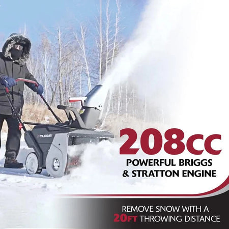 USED Murray MYS2120801 Flurry 21" 208 CC Single-Stage Gas Snow Blower