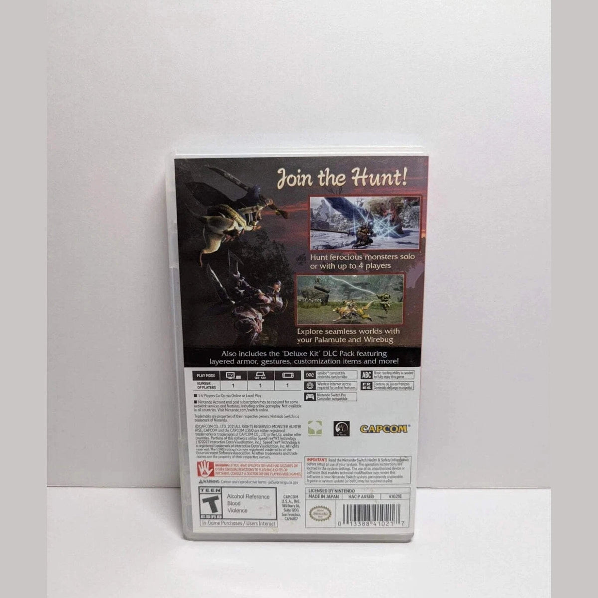 Monster Hunter Rise Deluxe Edition Switch CIB Tested