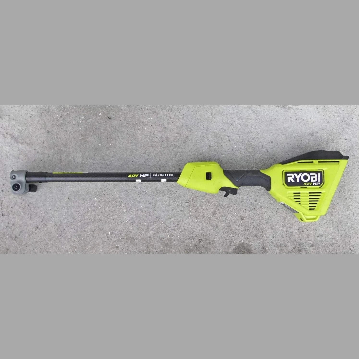 USED Ryobi 40 VOLTRY40HPPH01 Power Head Carbon Fiber Shaft, Attachment