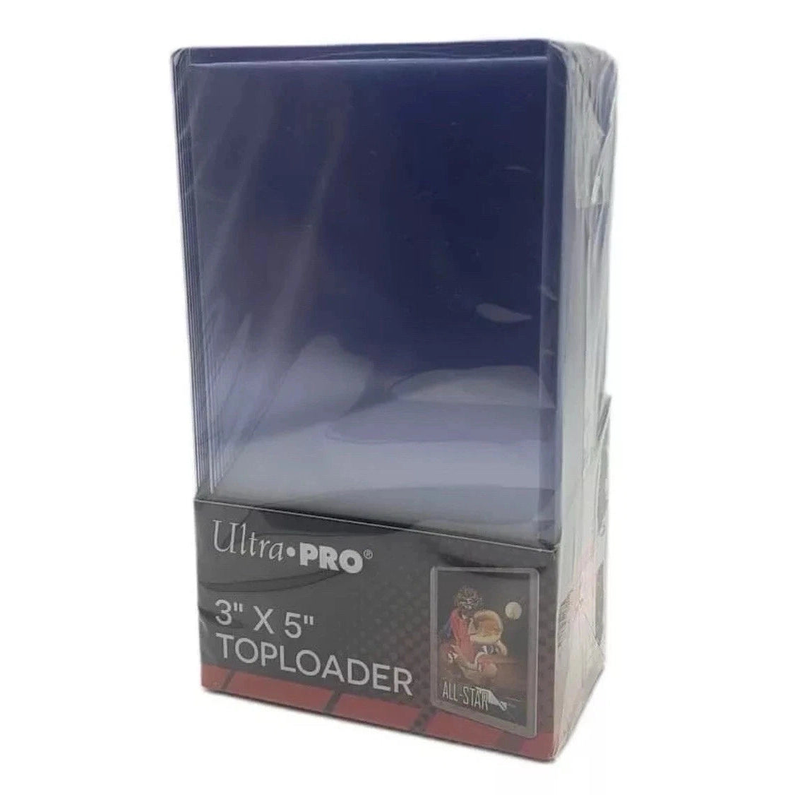 25-Pack Ultra Pro 3" x 5" Toploaders Card Holder 3x5 Tall Rigid Topload