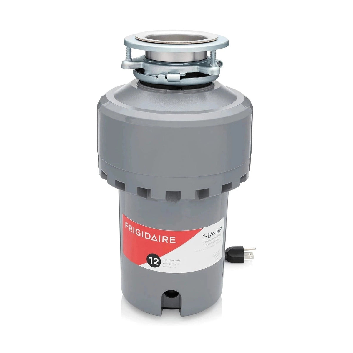 Frigidaire FF13DISPC1 1.25 HP Corded Food Garbage Disposal for Kitchen Sink