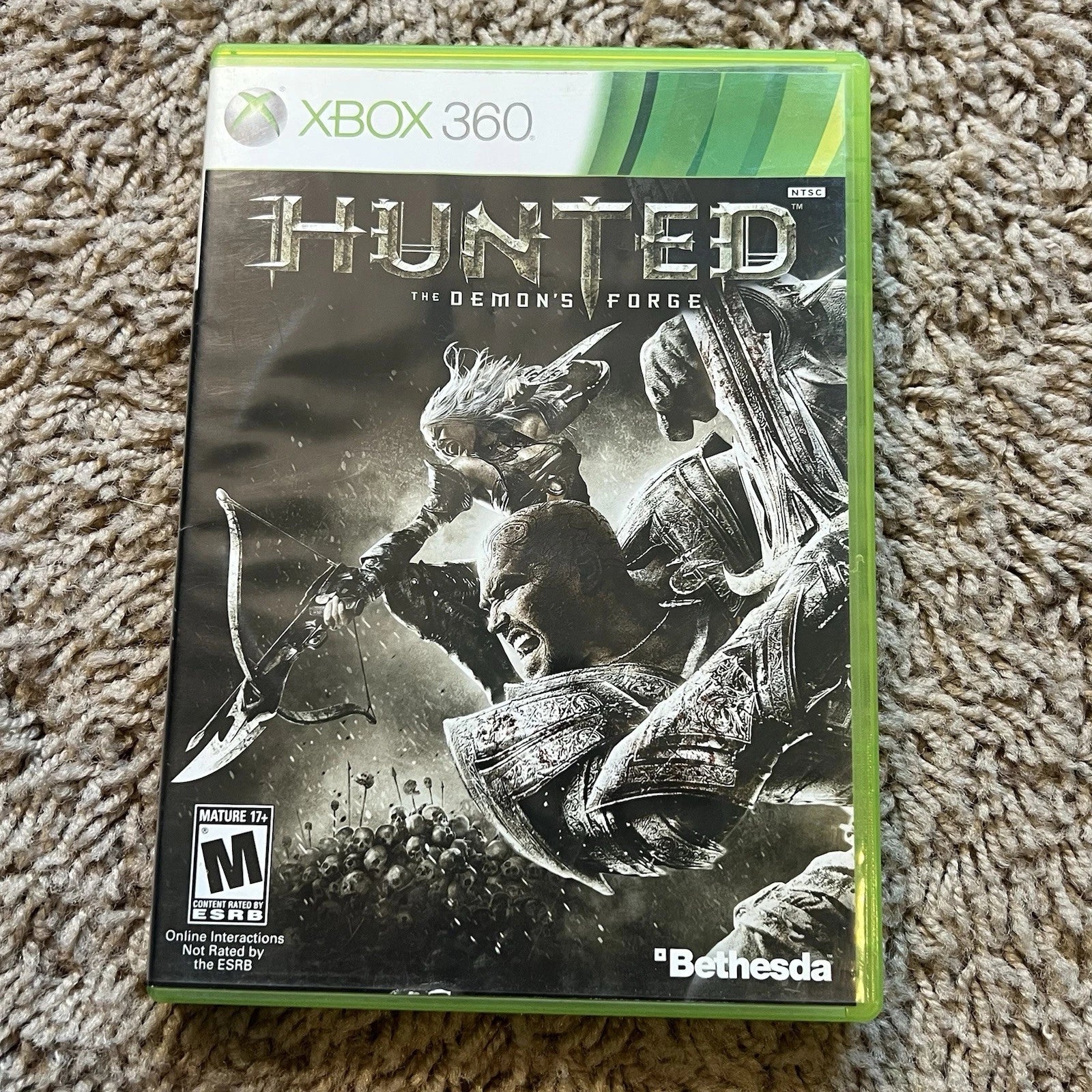USED Hunted: The Demon's Forge Microsoft Xbox 360, 2011 Complete