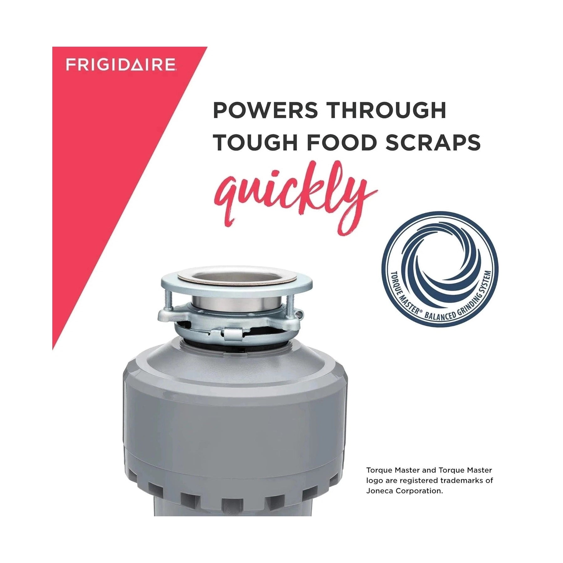 Frigidaire FF13DISPC1 1.25 HP Corded Food Garbage Disposal for Kitchen Sink