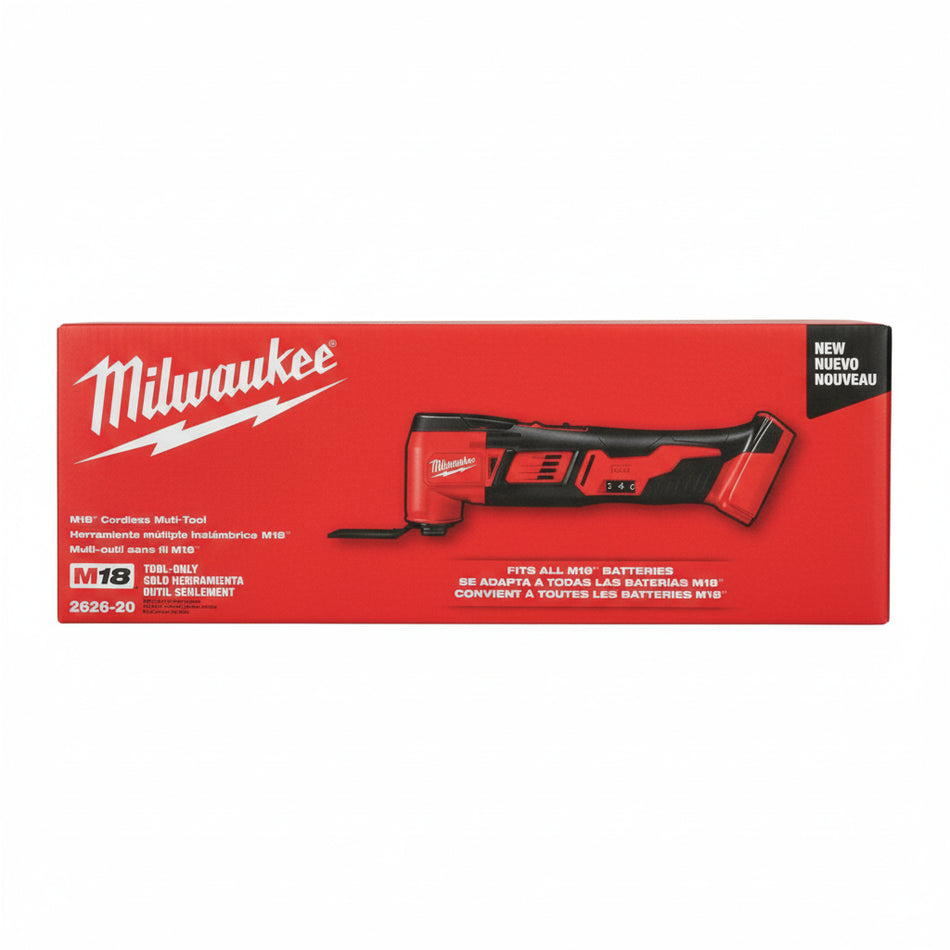 Milwaukee 2626-20 M18 Cordless Oscillating Multi-Tool - Open Box- Tool only