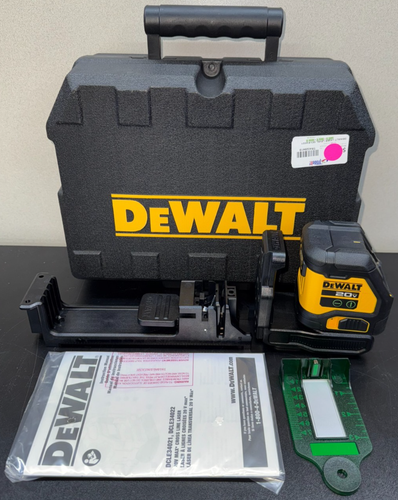 DEWALT USED DCLE34021 20V MAX Li-Ion Cordless Green Cross Line Laser (Tool Only)