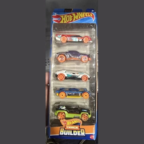 NEW Hot Wheels 5 Vehicle Pack - HW Track Builder (HTV52).