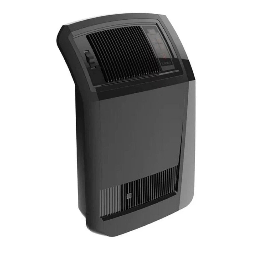 USED Lasko 1500W Cyclonic Ceramic Console Space Heater w/ Timer, Black, CC24925
